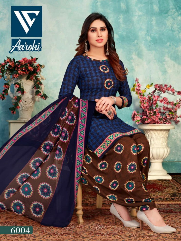 Sss Aarohi 6 Regular Wear Cotton Indo Printed Dress Material Collection